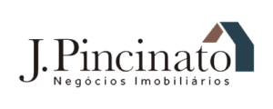 Logotipo vazado da imobiliária J.Pincinato